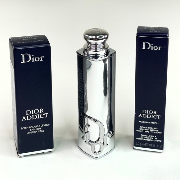 Brand New Dior Mini Bundle Lipstick Case plus Lipstick, 845 Vinyl Red - Picture 10 of 10